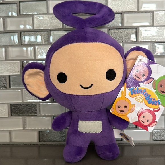TELETUBBIES Plush Set Of 4 / Smooshimals / Dipsy Tinky Winky Laa-Laa Po / 9โ NEW - Picture 2 of 16